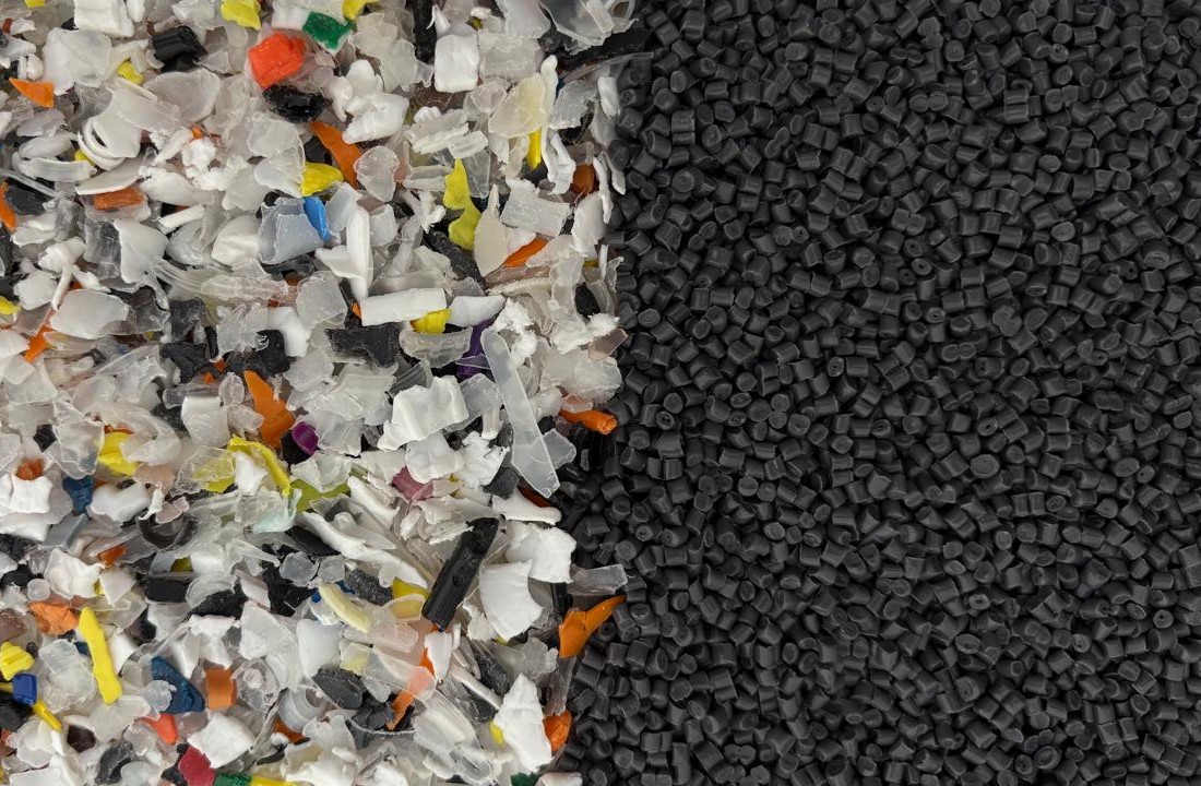 Materia prima reciclada para procesos industriales